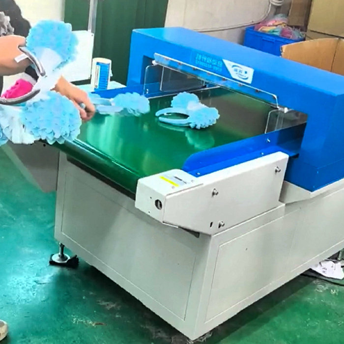 发箍生产无风险！全自动检针机护航品质